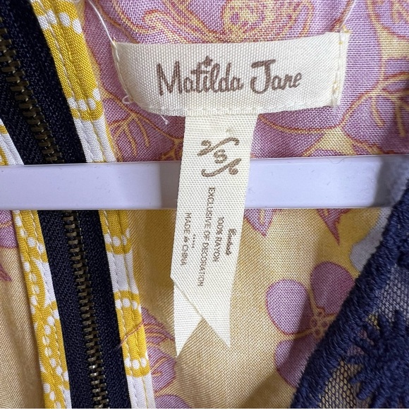 Matilda Jane Golden Key Swing Colorblock Dress - Picture 7 of 14